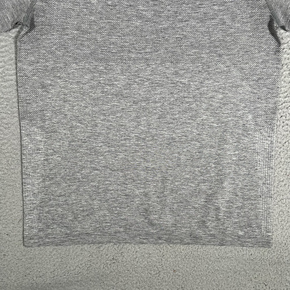 Lululemon Shirt Mens Medium Gray Metal Vent Pullover‎ Stretch Casual Gym Workout - Picture 3 of 10